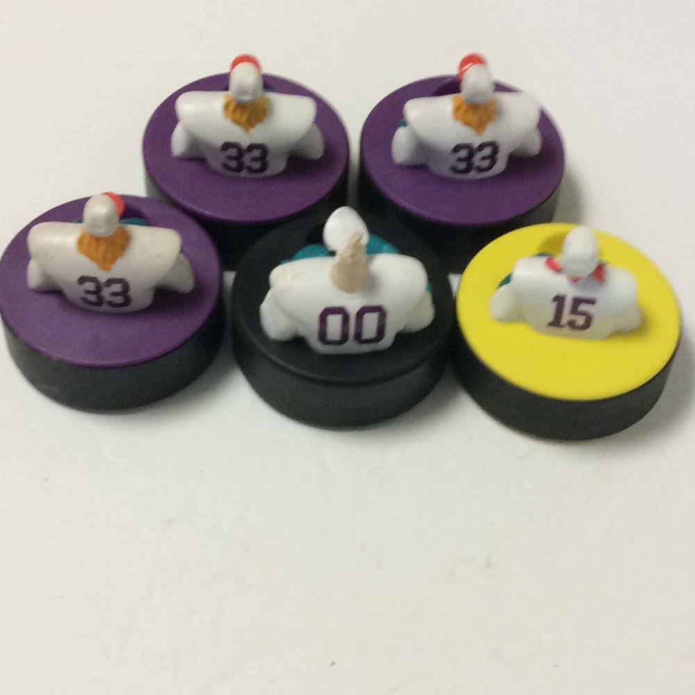 Disney Mighty Ducks Movie Hockey Puck 1997 McDonalds Toys Set of 5